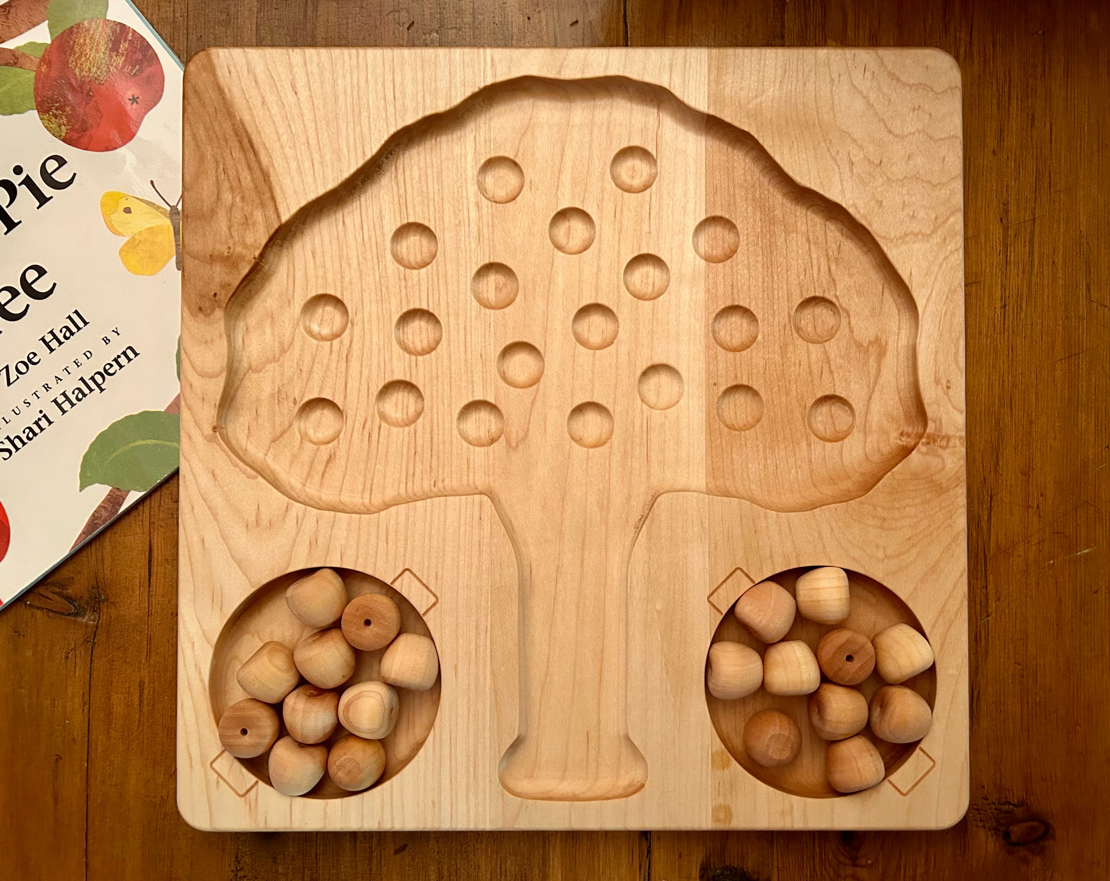 Apple Tree Counting and Sensory Tray