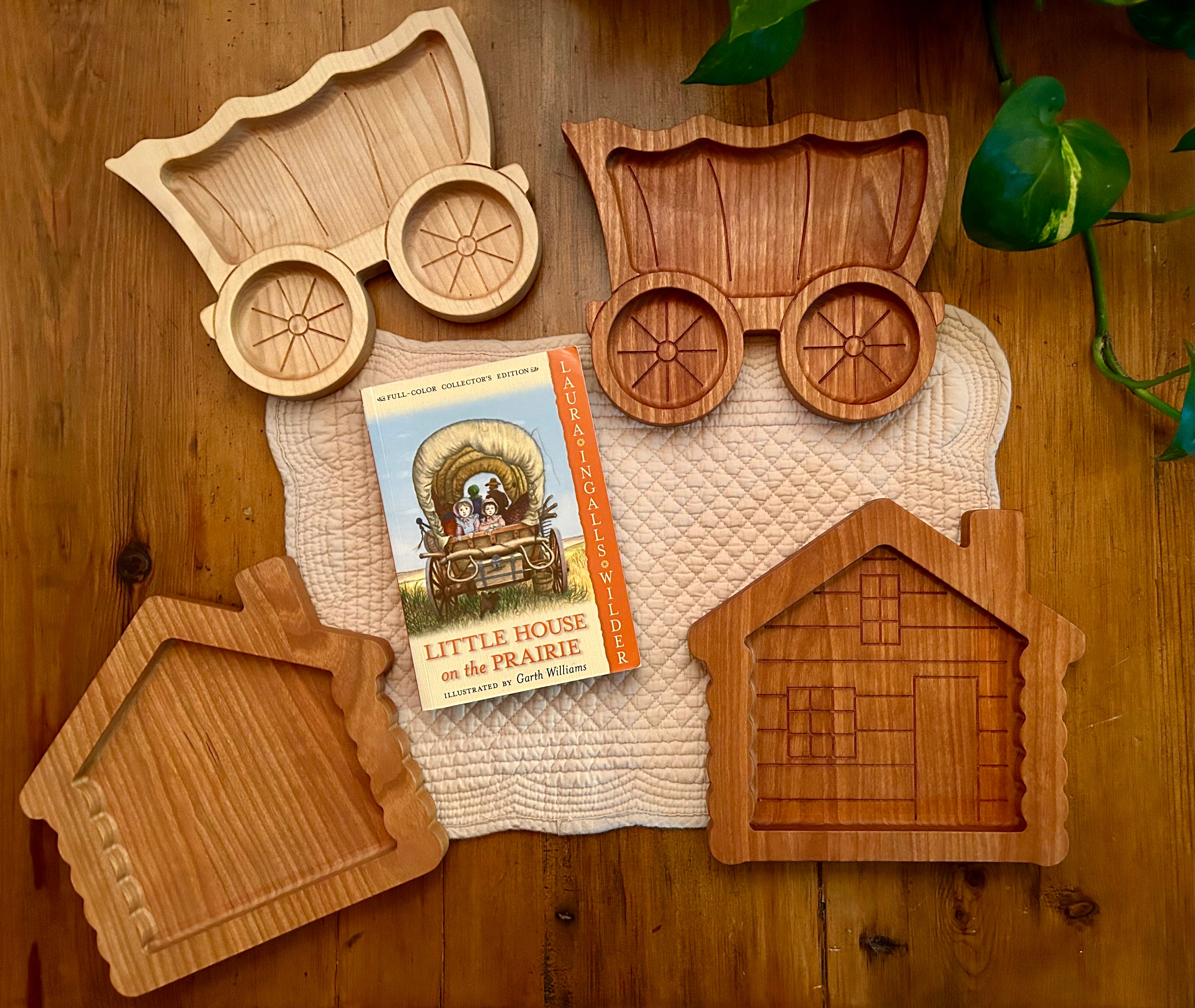 Log Cabin Tray