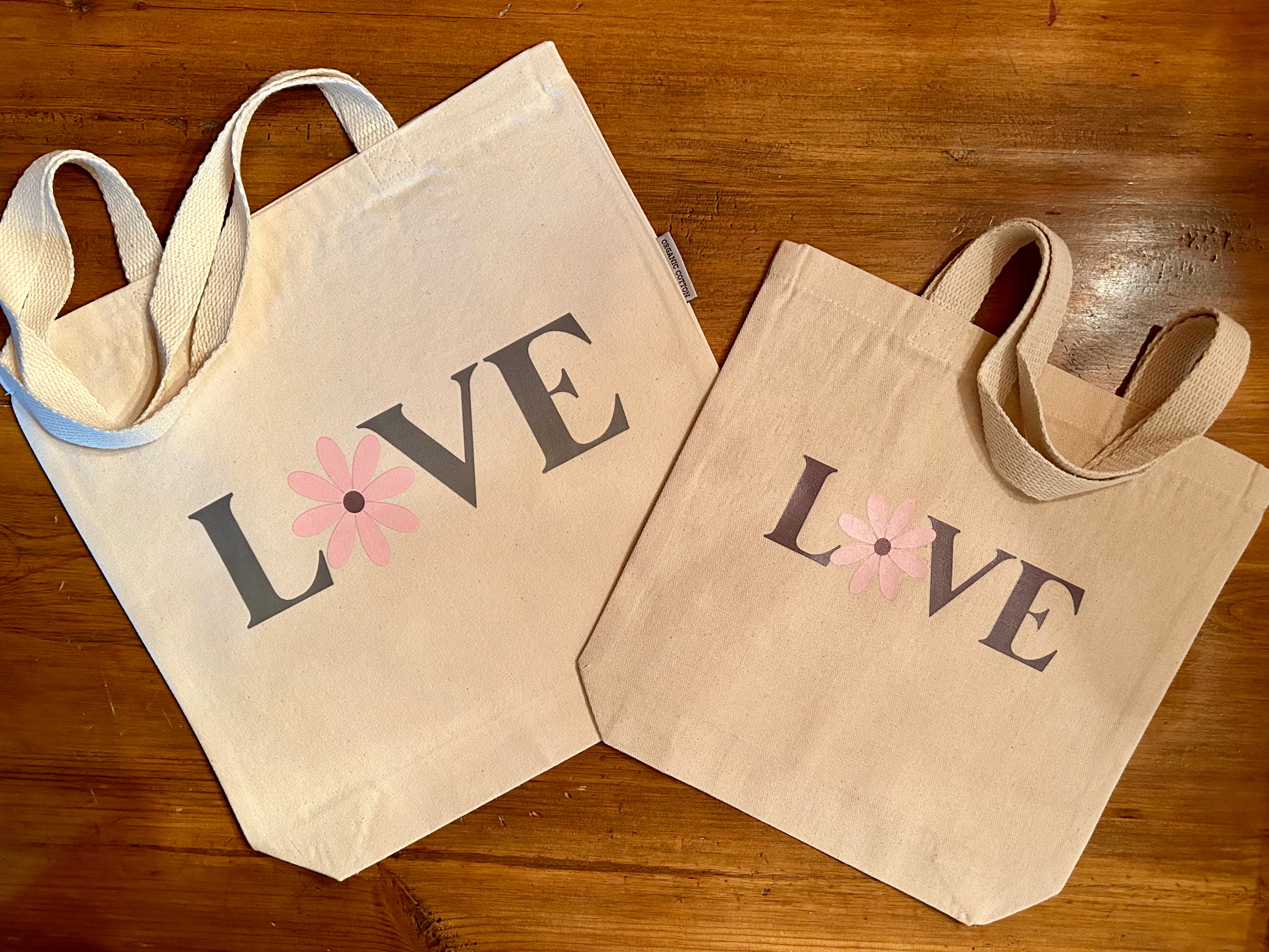 LOVE Canvas Bags