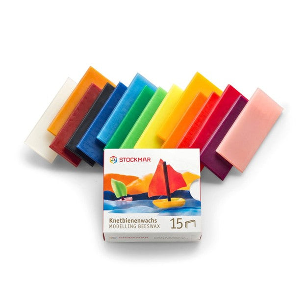 STOCKMAR Modeling Beeswax Set of 15 assorted colors