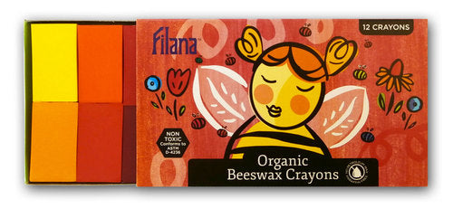 Organic Beeswax Crayons - 12 Blocks